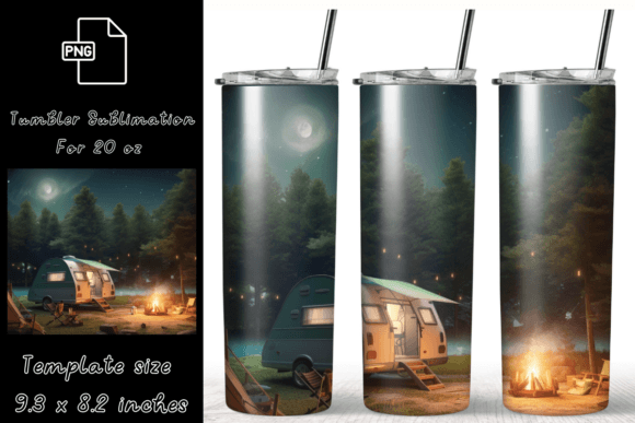 Camping Tumbler Wrap 20 Oz Sublimation: A Designer's Take