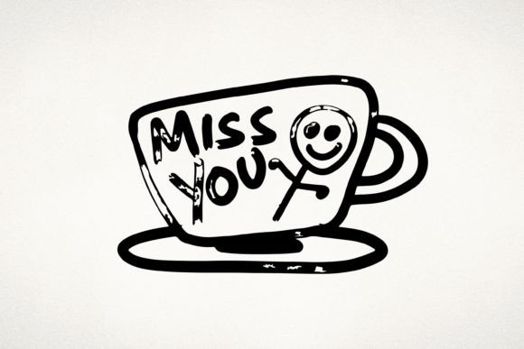 Miss You Cup: A Designer’s Review of This Illustration & Graphics Asset