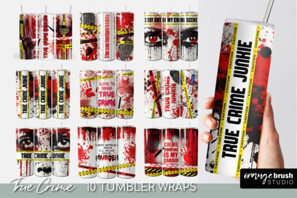 True Crime Tumbler Wrap Bundle: Graphics & Crafts